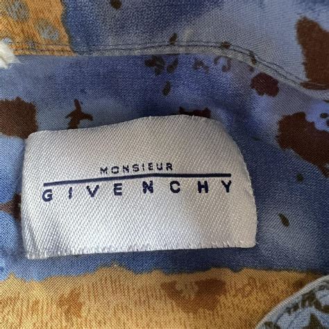 vintage givenchy button down with wine inspired theme on it|Vintage Givenchy Button Down Shirt .